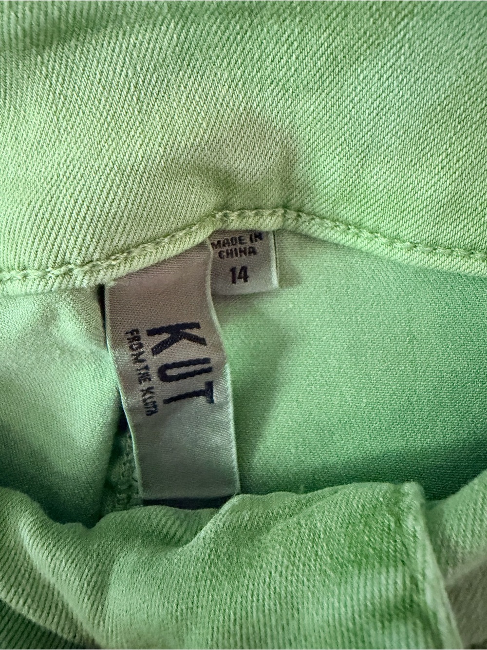 Green Straight Leg Pants - Picture 4 of 5